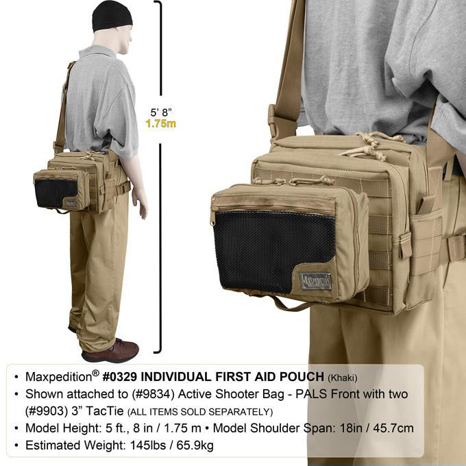 Maxpedition Individual First Aid Pouch, Khaki