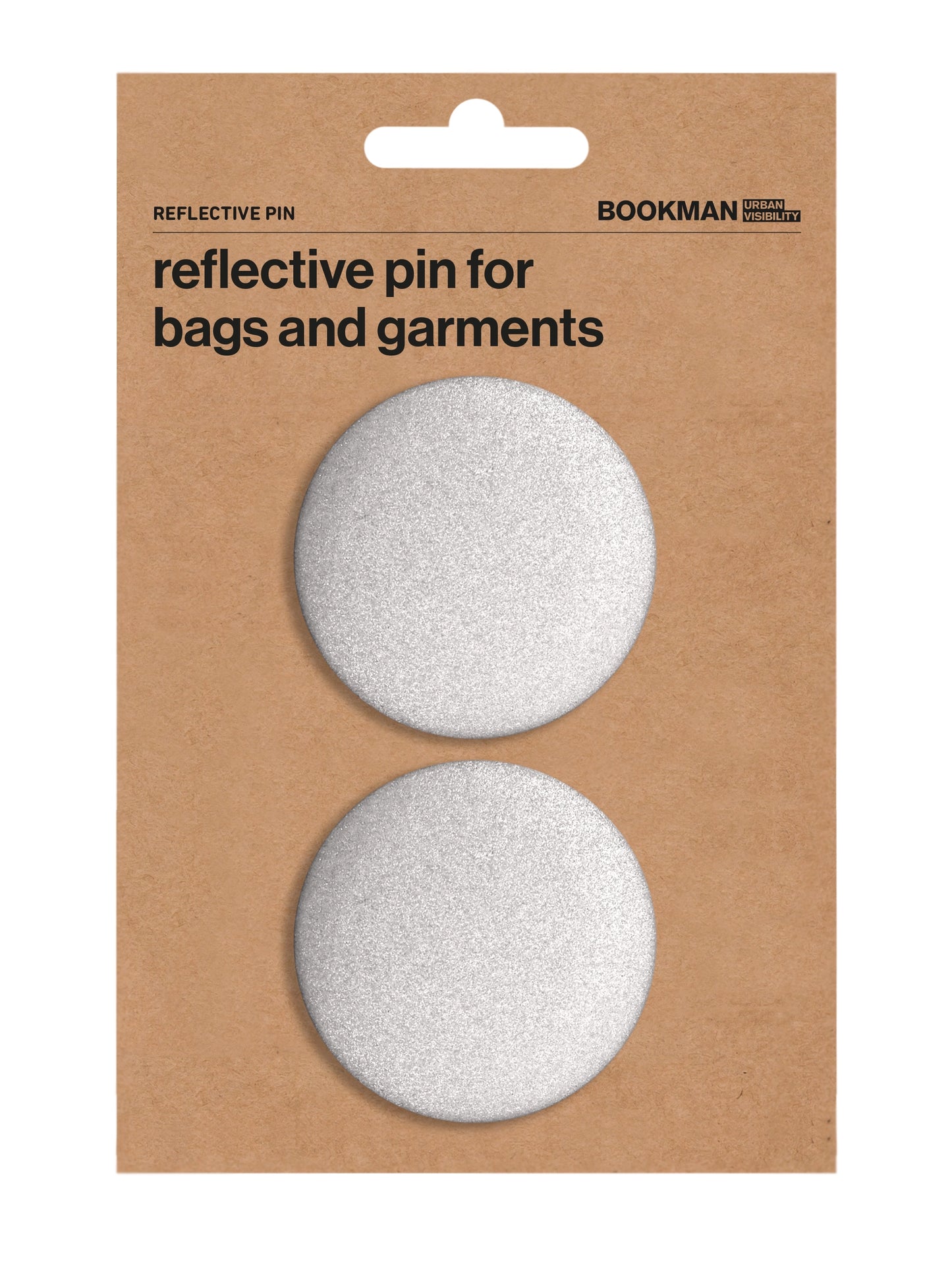 Bookman Urban Visibility Pin Reflector, Black