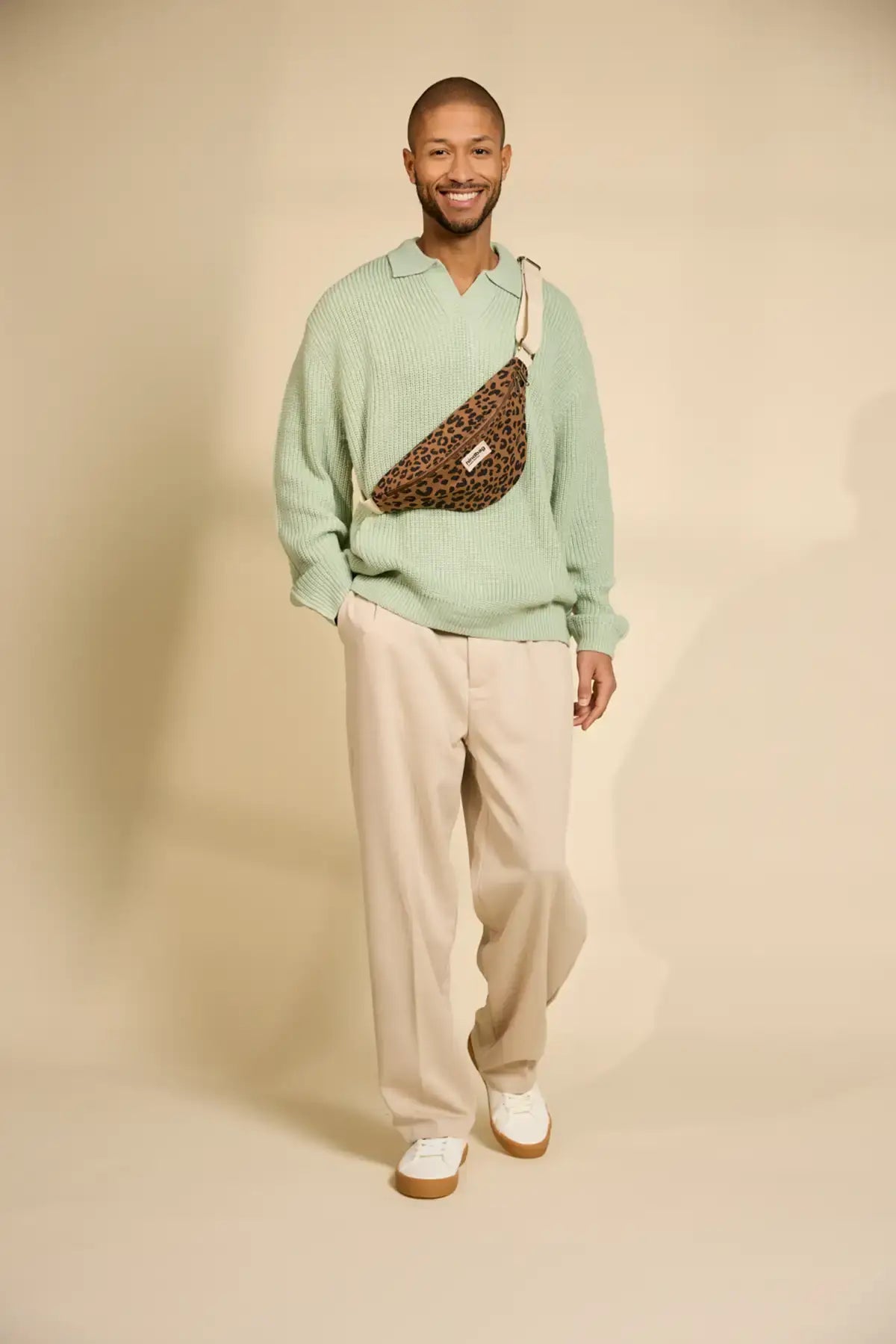 Hindbag Olivia fanny pack, Leopard Cinnamon