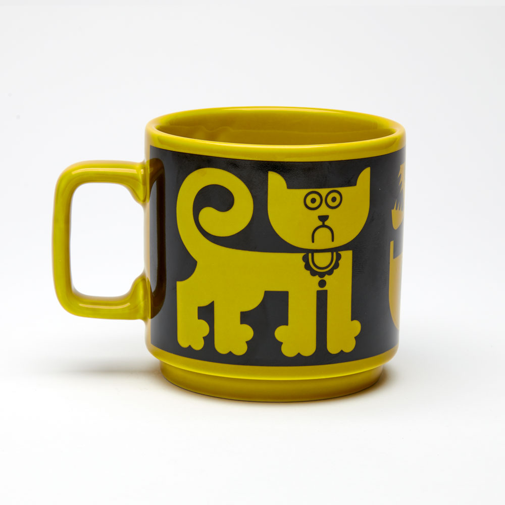 Magpie x Hornsea Mug, Cat & Pirhana