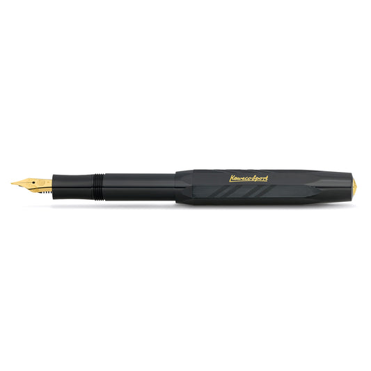Kaweco Classic Sport Guilloche Fountain Pen Fine, Black