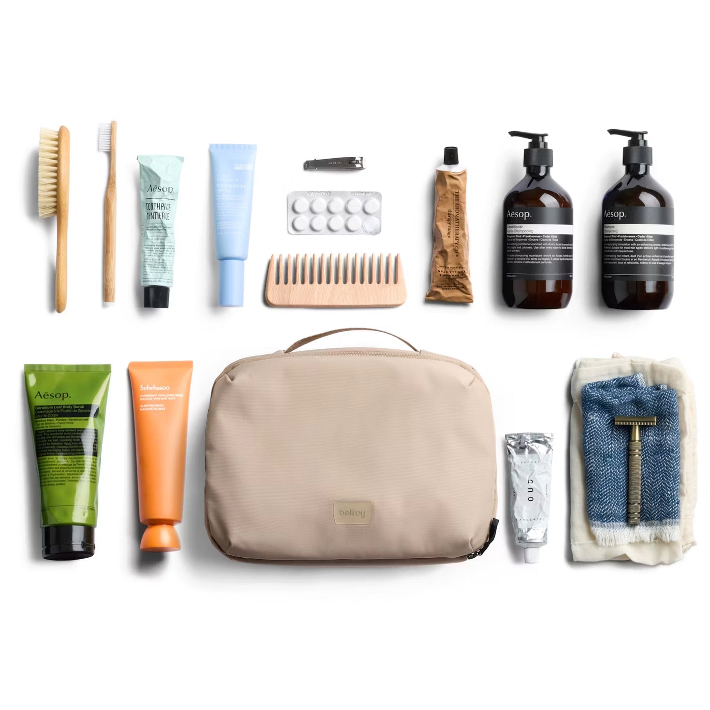 Bellroy Hanging Toiletry Kit Plus, Stone