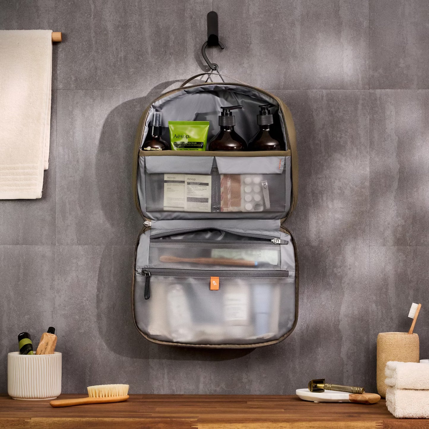 Bellroy Hanging Toiletry Kit Plus, Stone