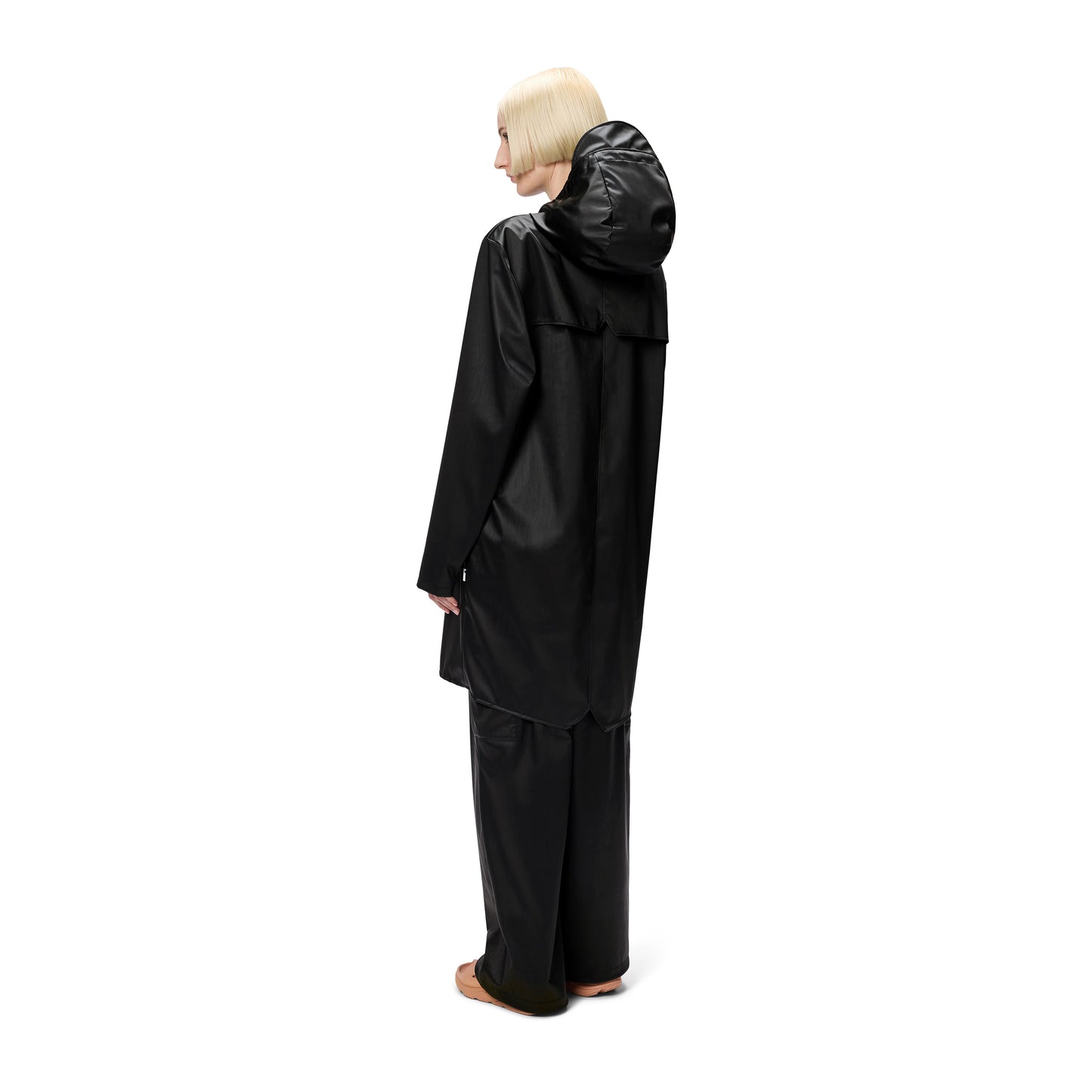 Rains Long Jacket, Black