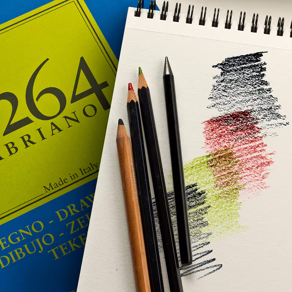 Fabriano 1264 Drawing Spiral 180g A4 (50 ark)