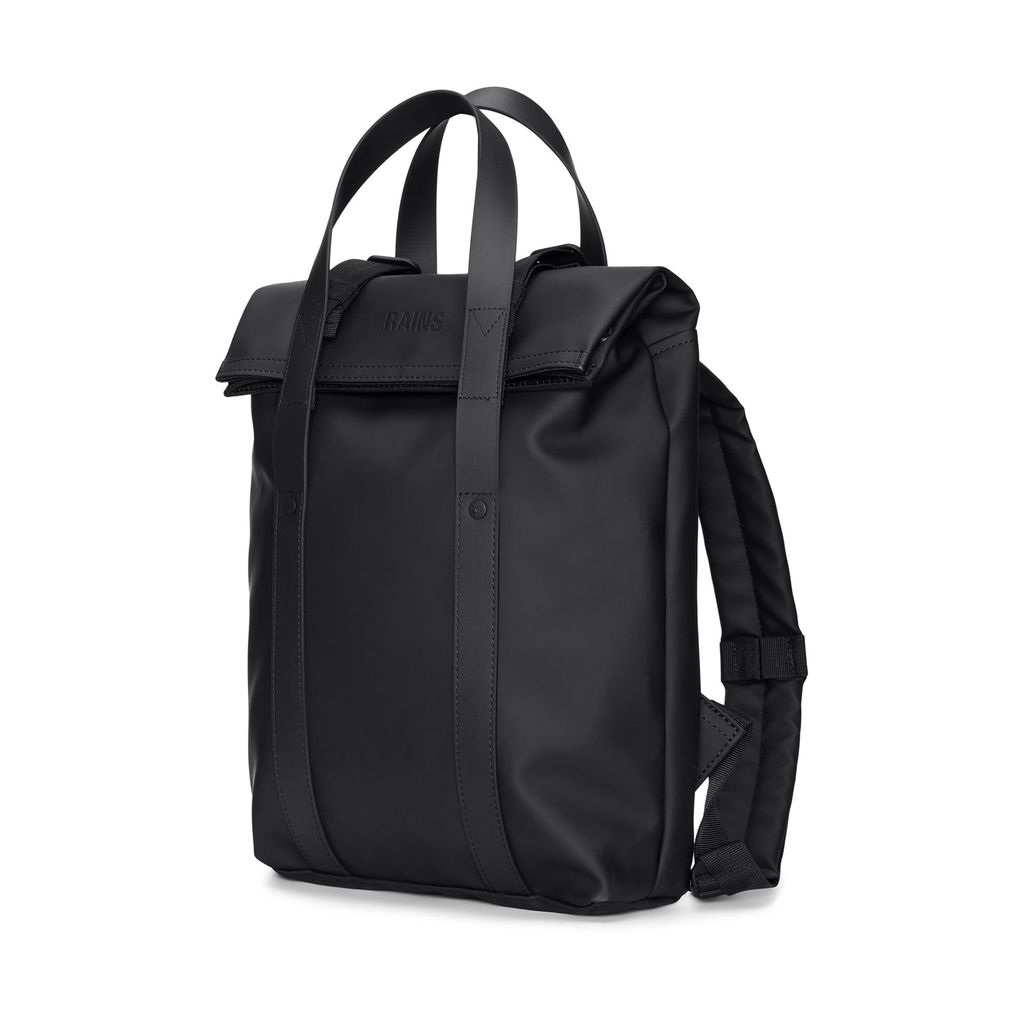 Rains 2 Way Tote Backpack Mini, Black