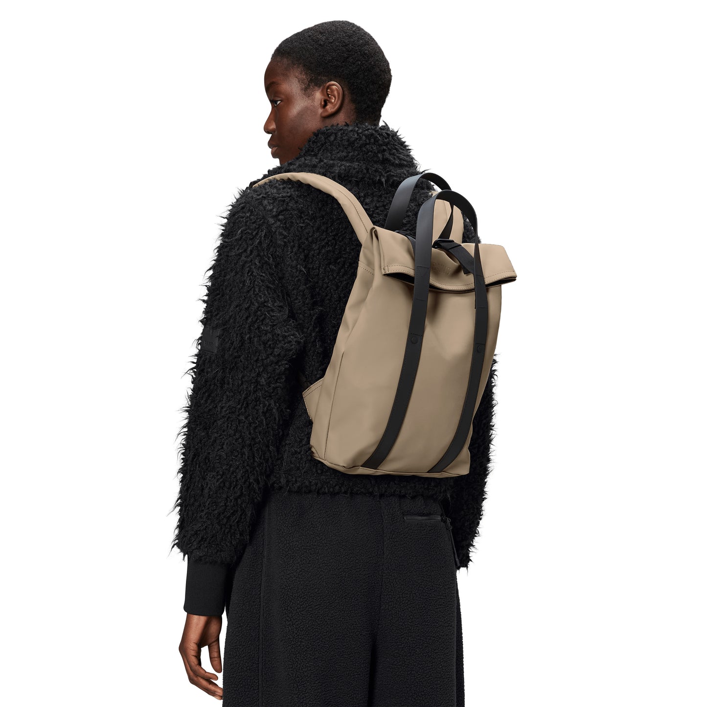 Rains 2 Way Tote Backpack Mini, Beige