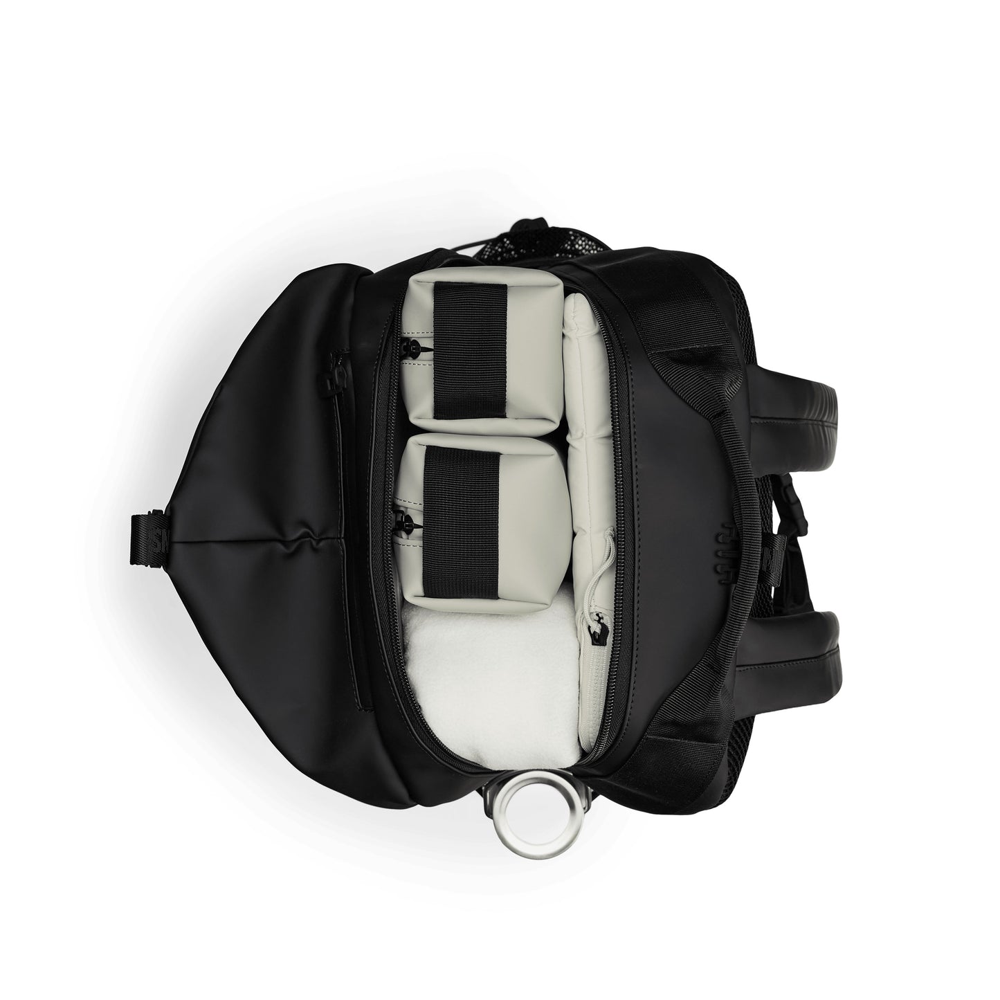 Rains Trail Clip Front Backpack, Black