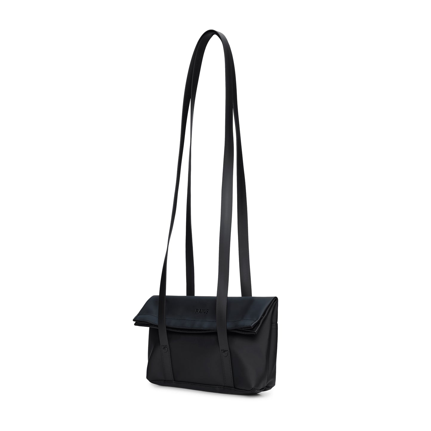 Rains 2 Strap Crossbody Bag, Black