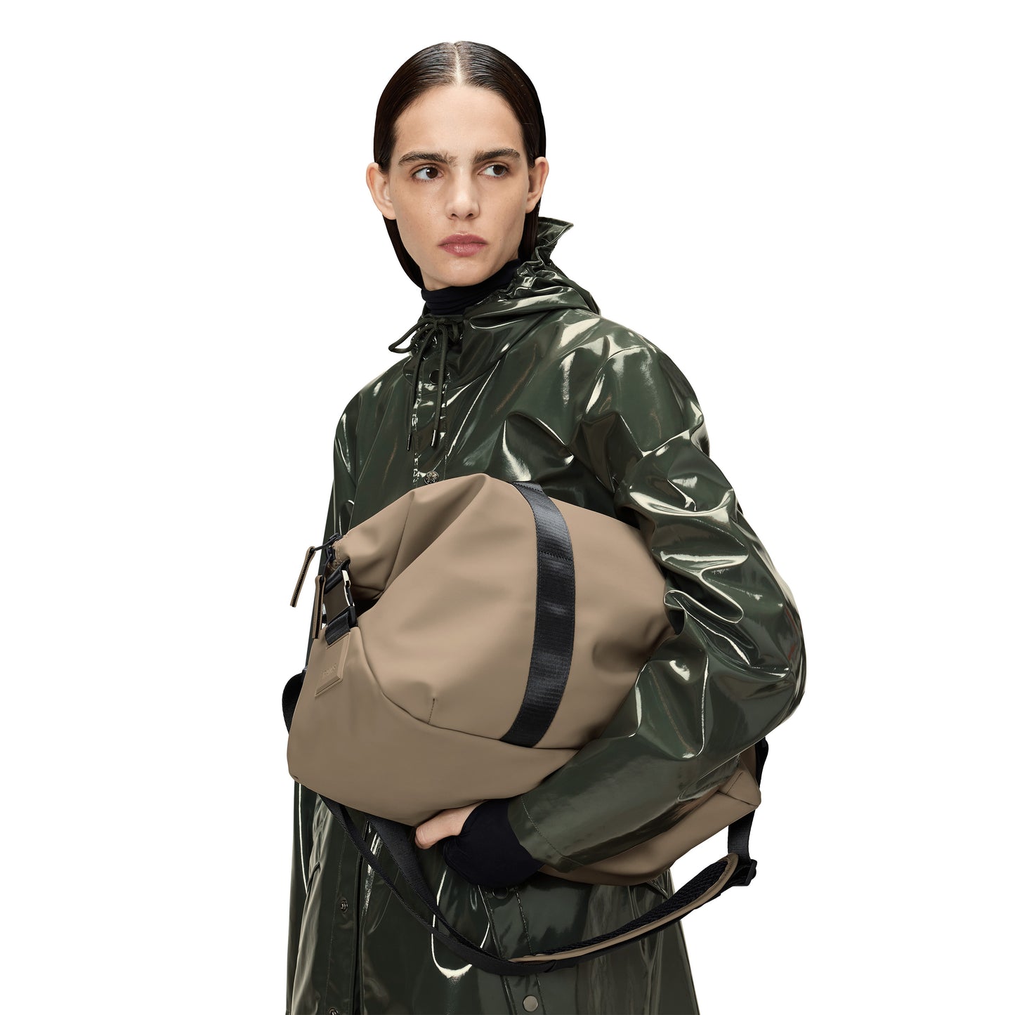 Rains Valera Weekend Bag Small, Beige