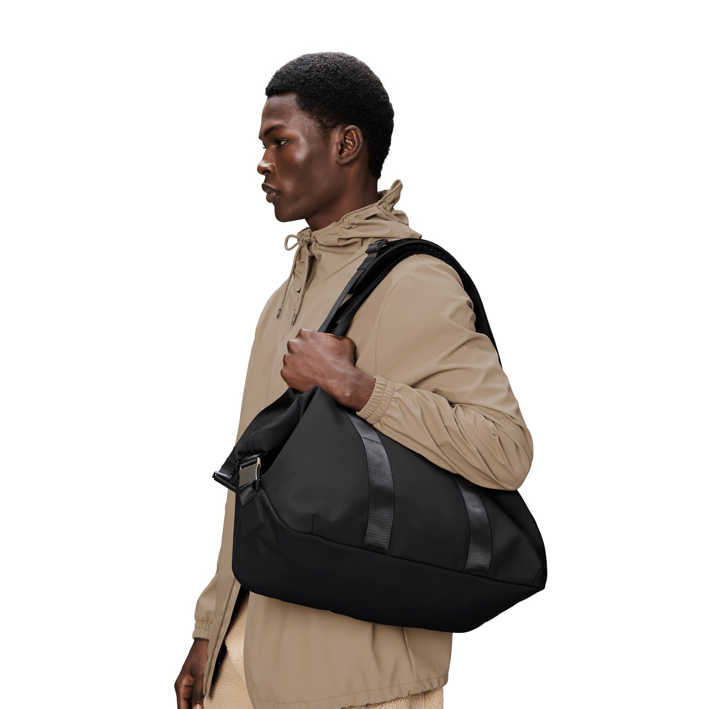Rains Valera Weekend Bag Small, Black