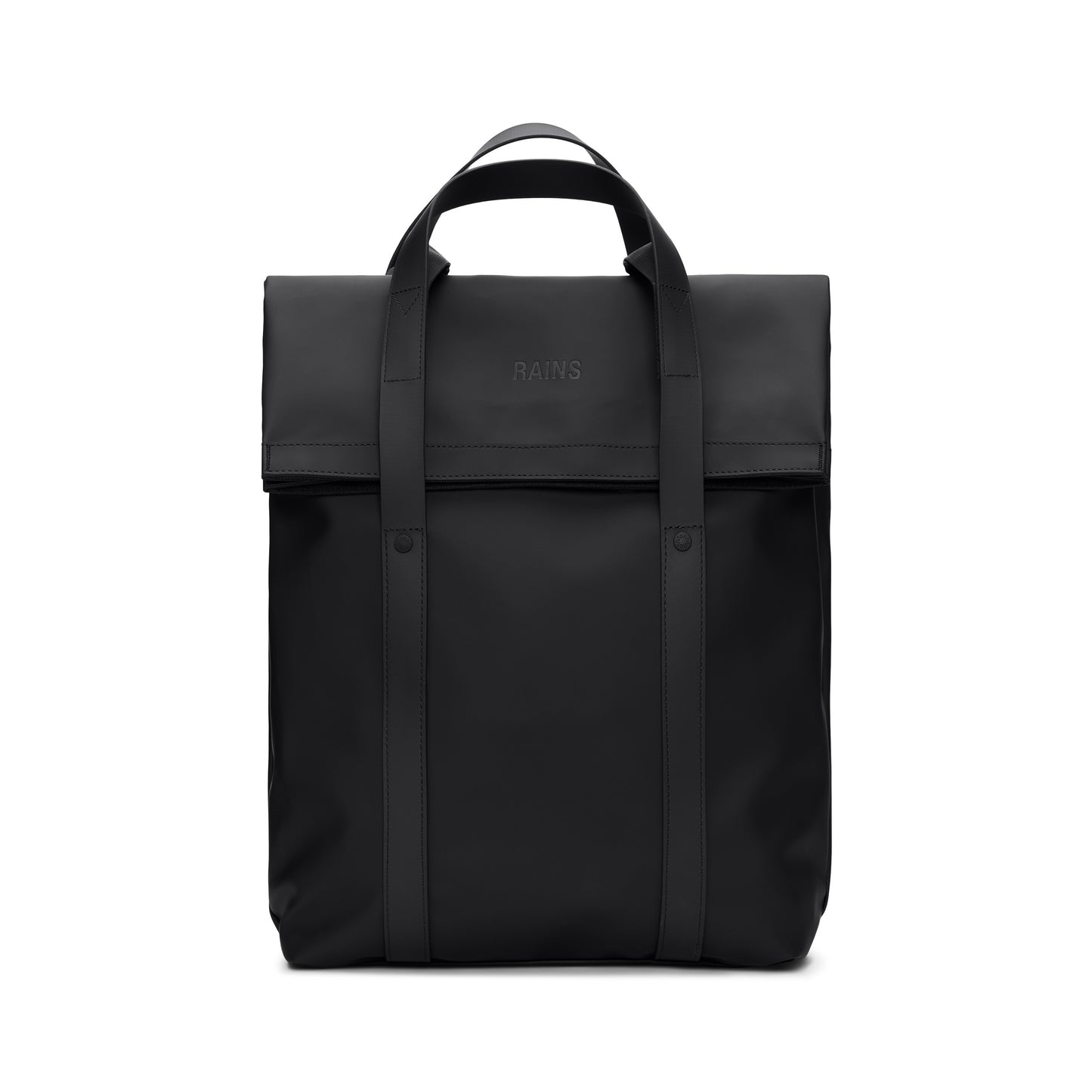 Rains 2 Way Tote Backpack, Black