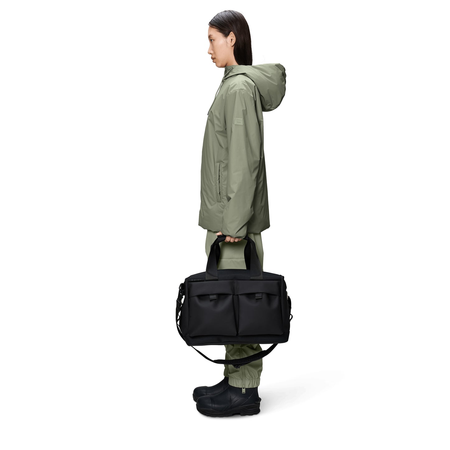 Rains Otaru Weekend Bag Small,Black