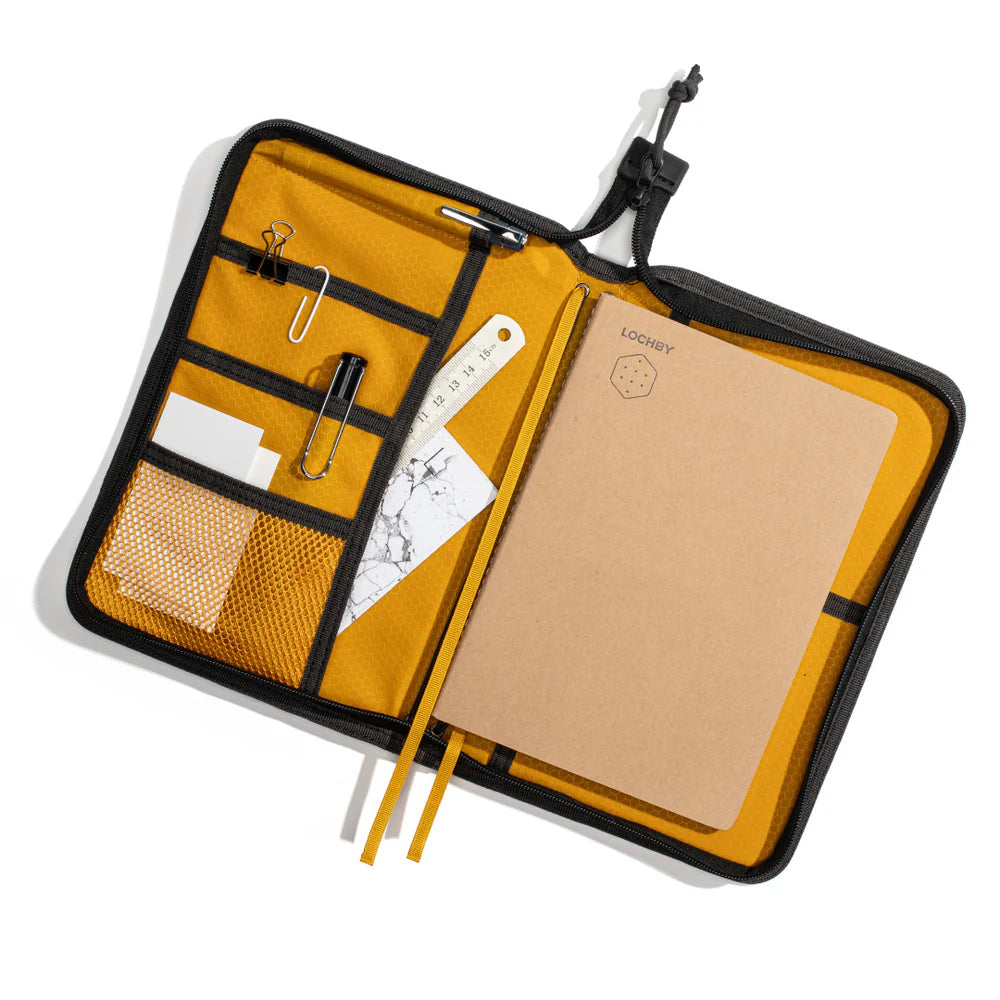 Lochby Field Folio A5, Charcoal Gold
