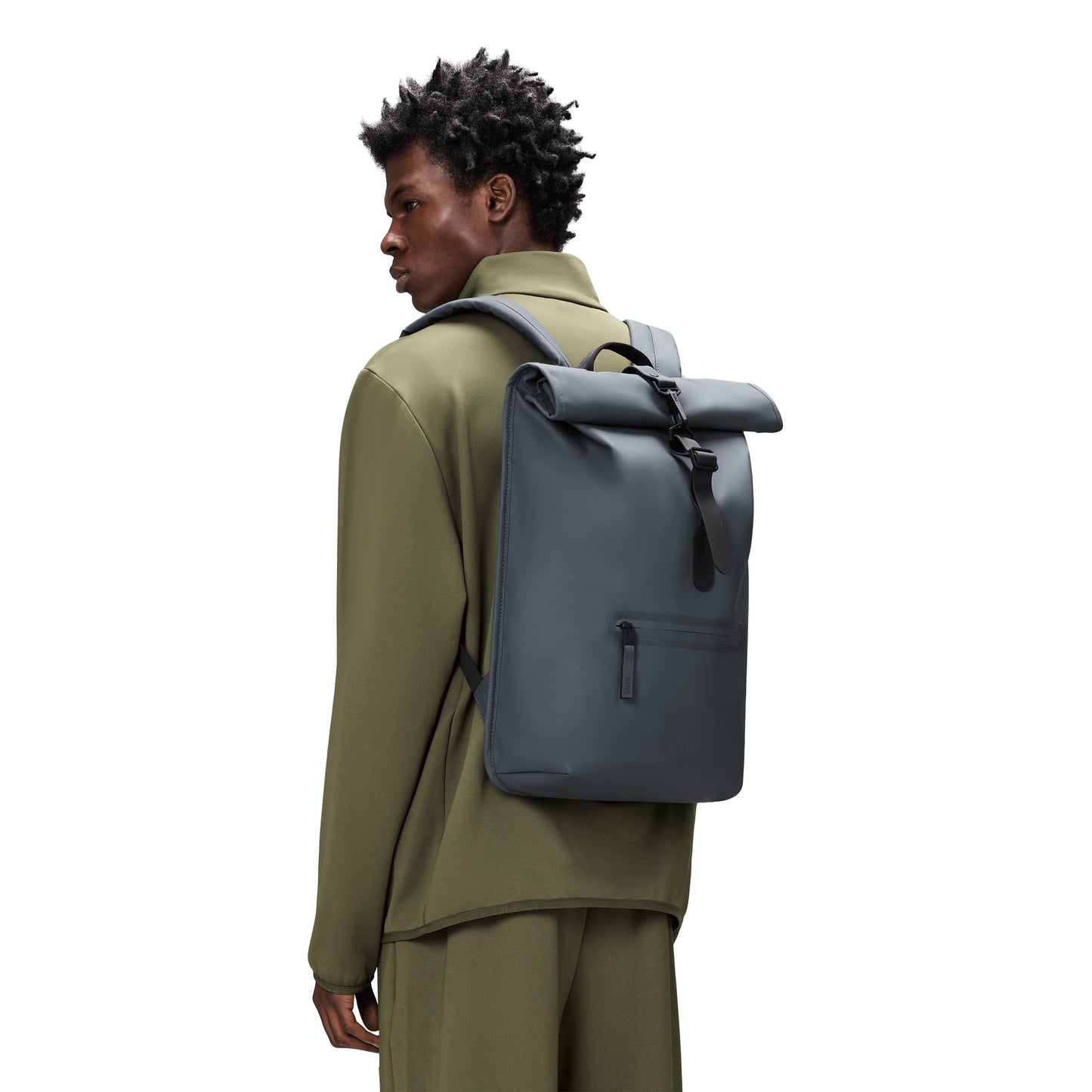 Rains Rolltop Rucksack, Lagoon