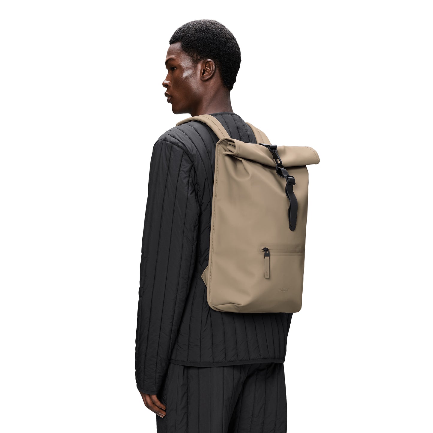 Rains Rolltop Rucksack, Beige