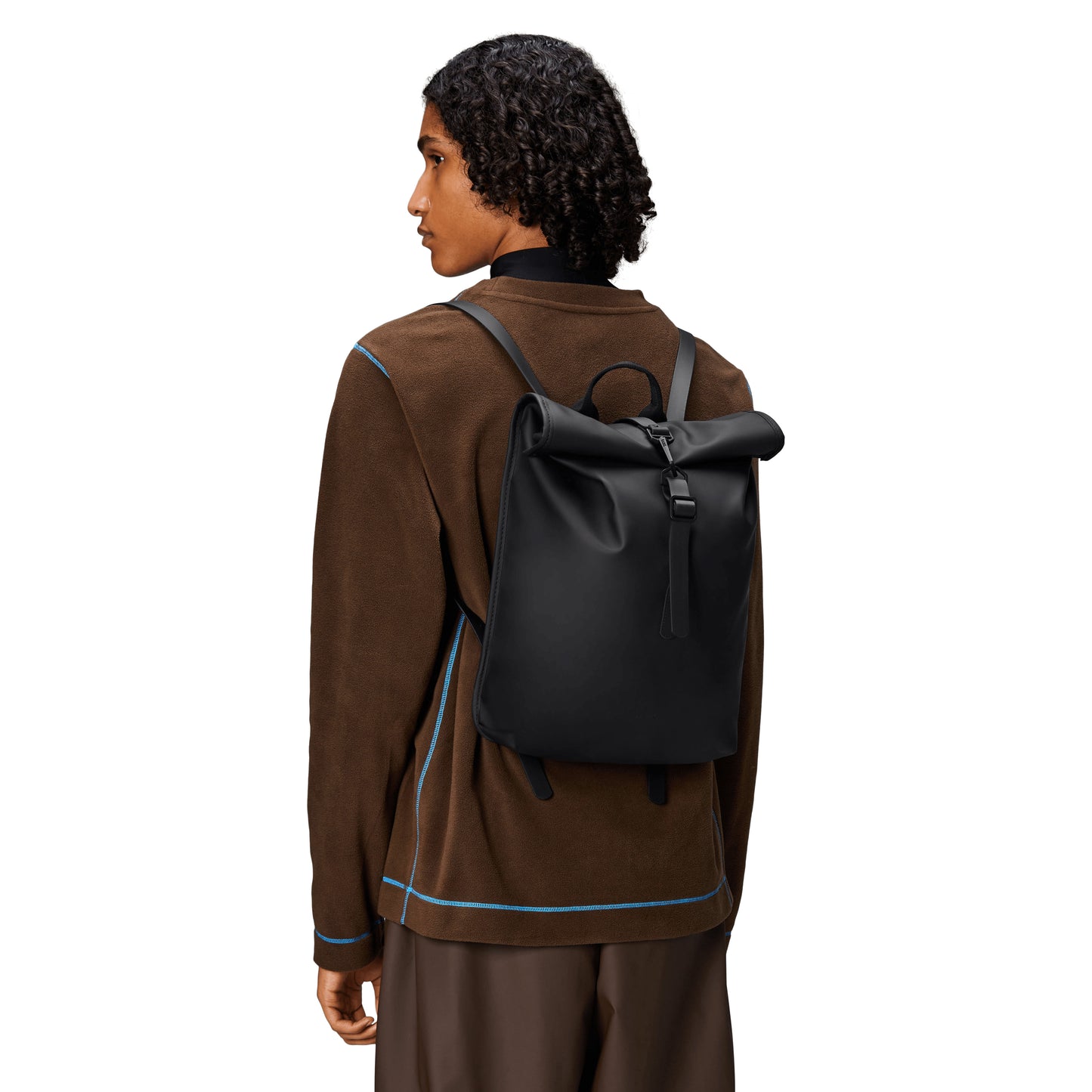Rains Rolltop Rucksack Mini, Black