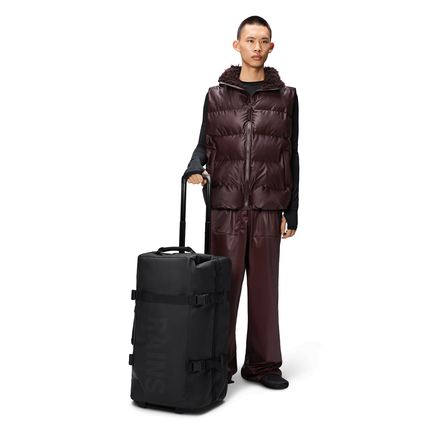 Rains Texel Checkin Bag, Black