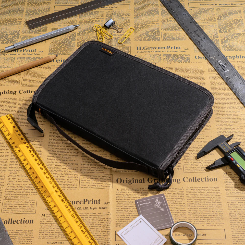 Lochby Field Folio A5, Charcoal Gold