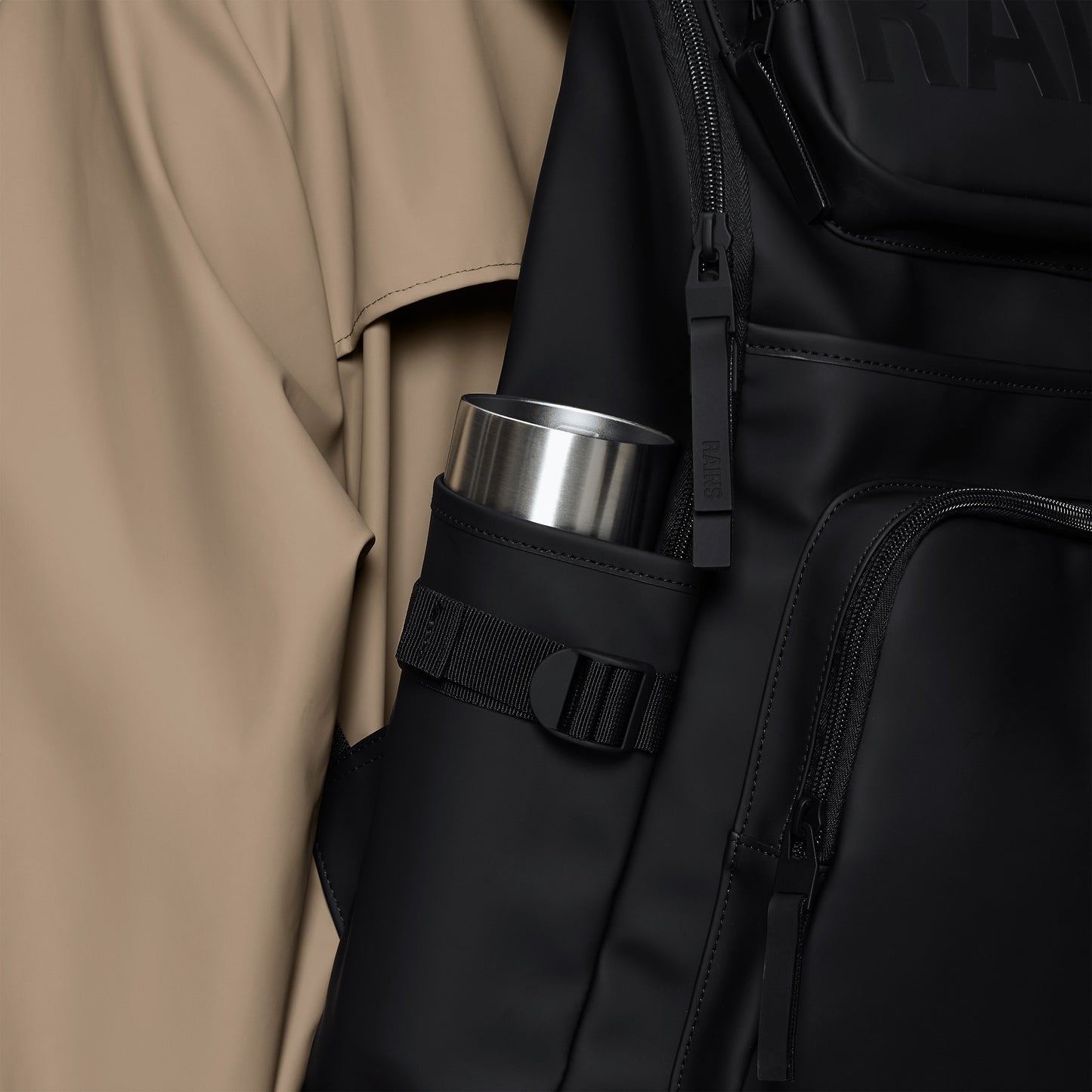 Rains Texel Cargo Backpack, Green