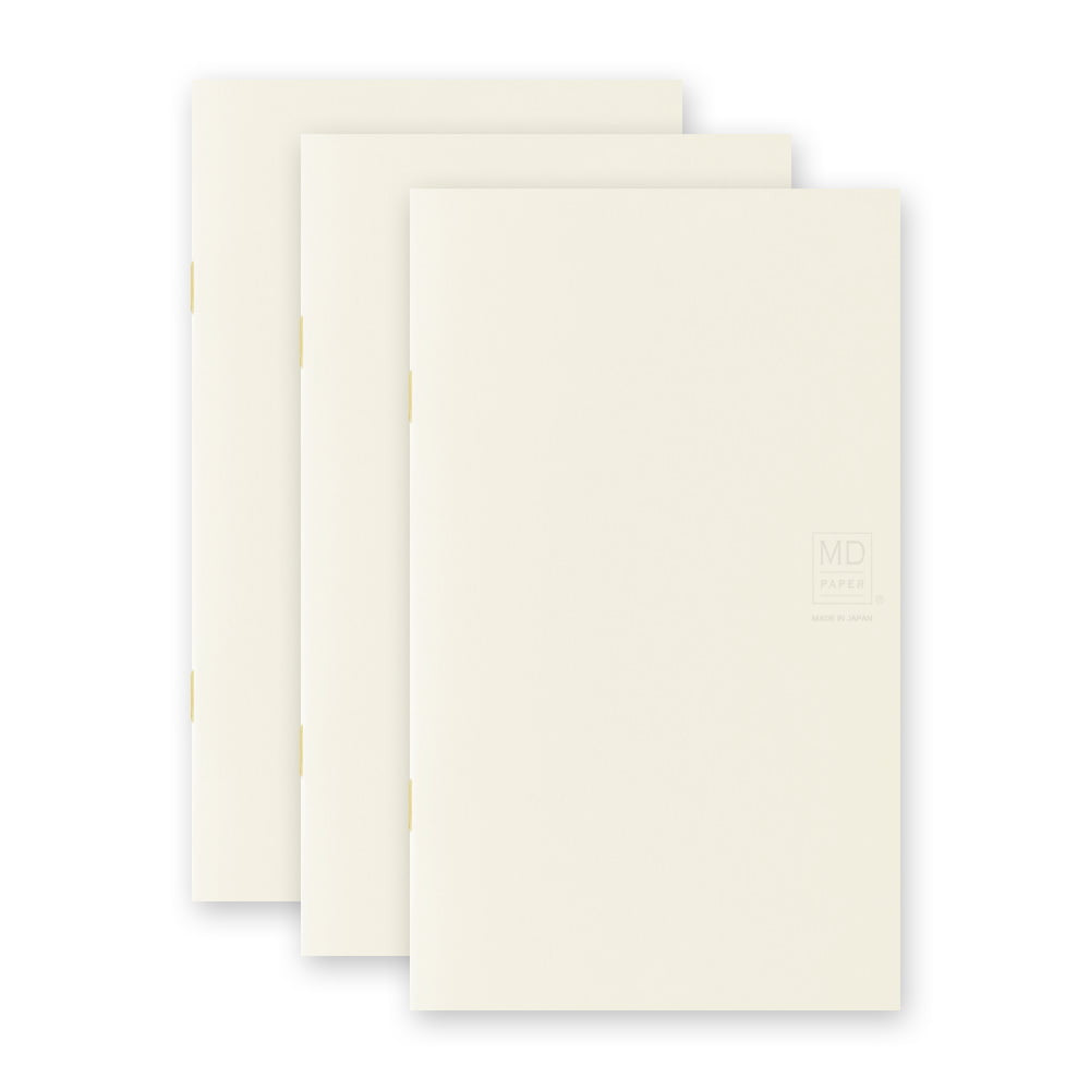 Midori MD Notebook Light B6 Slim 3pcs Pack, Blank