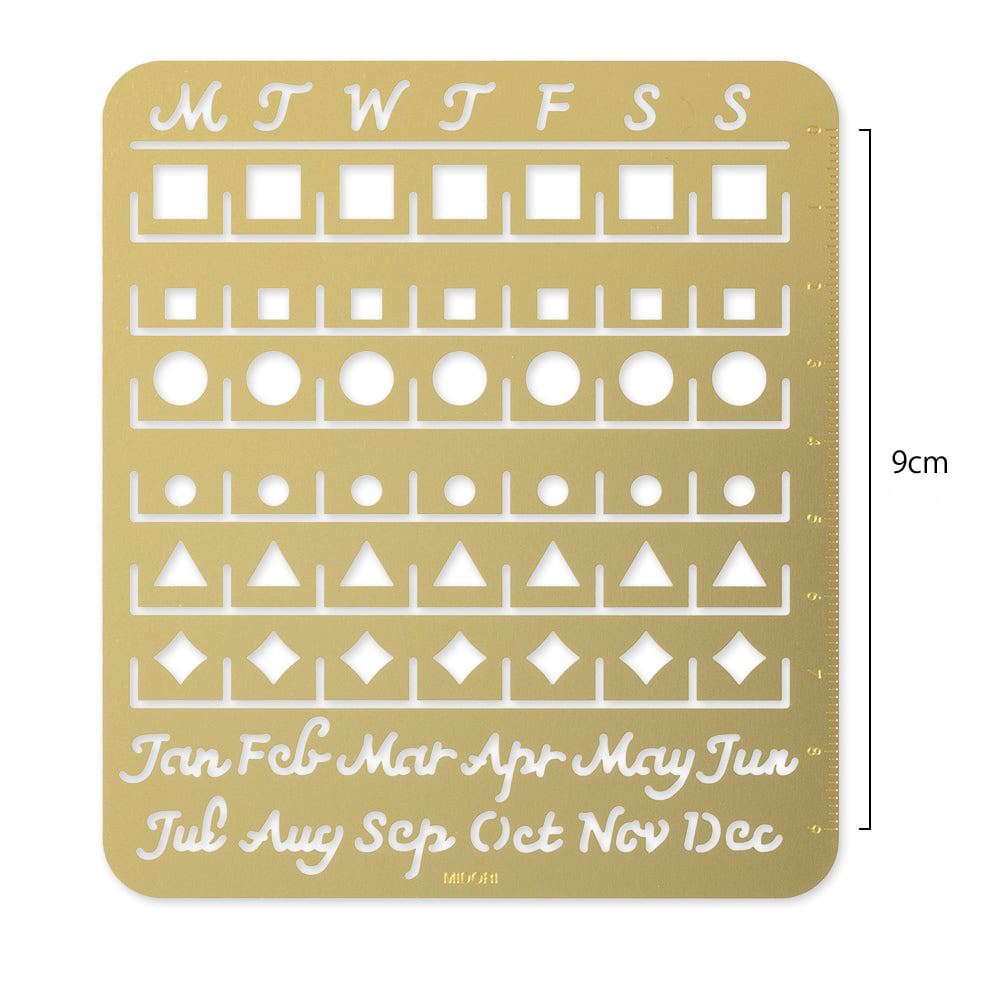 Midori Calendar Template Monthly Block, L