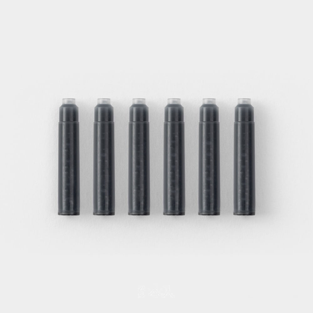 Midori Cartridge MD Fountain Pen, Black