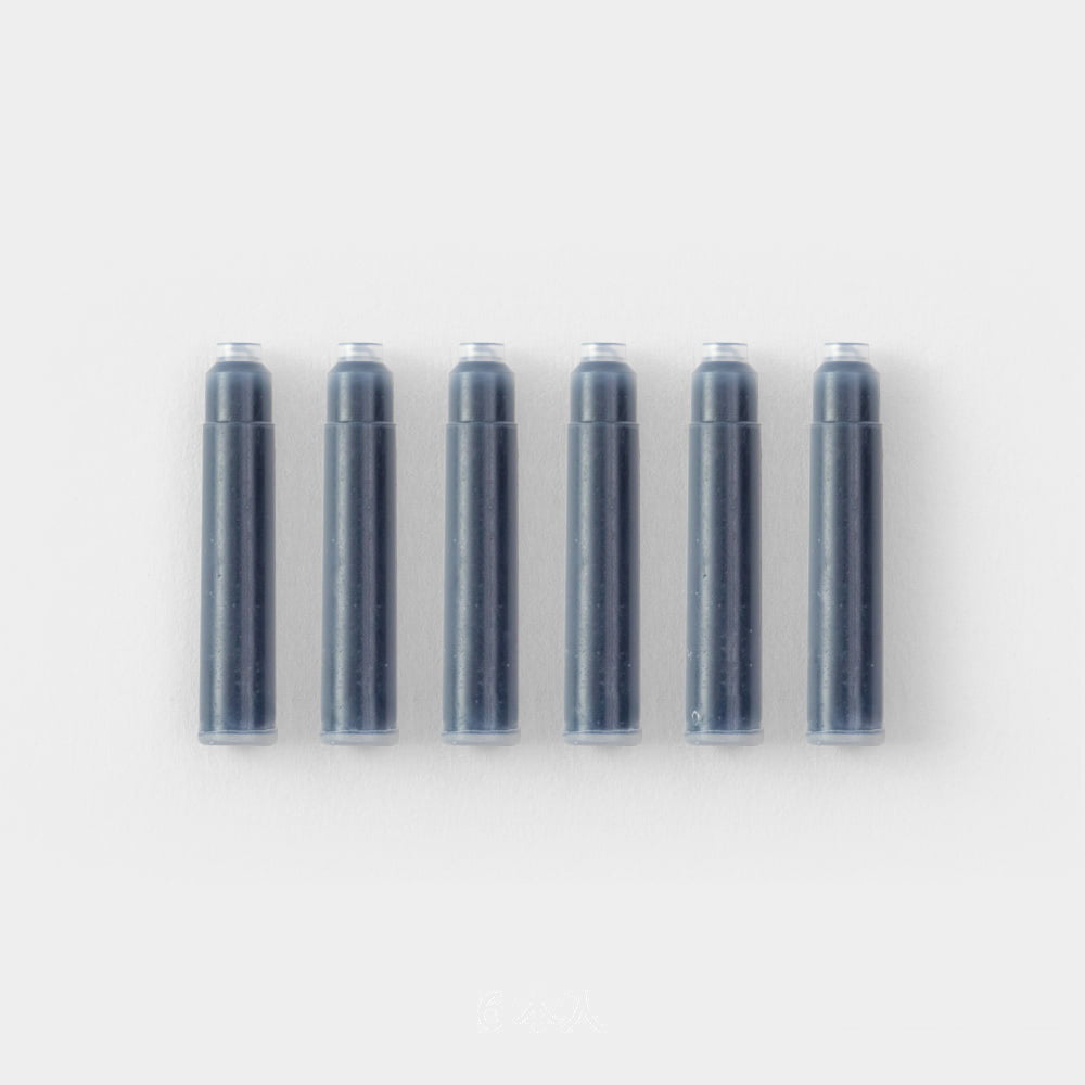 Midori Cartridge MD Fountain Pen, Blue Black
