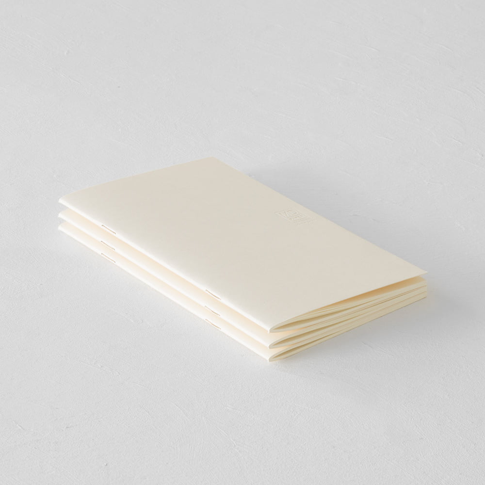 Midori MD Notebook Light B6 Slim 3pcs Pack, Blank