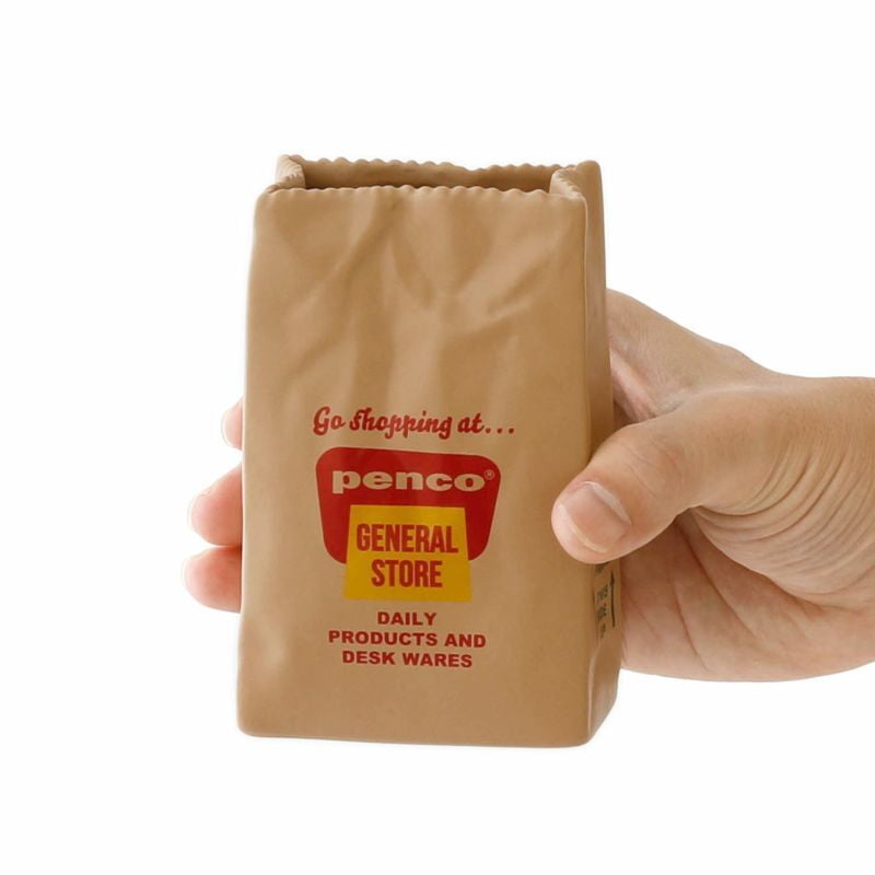 Hightide Penco Brown Bag Pen Stand