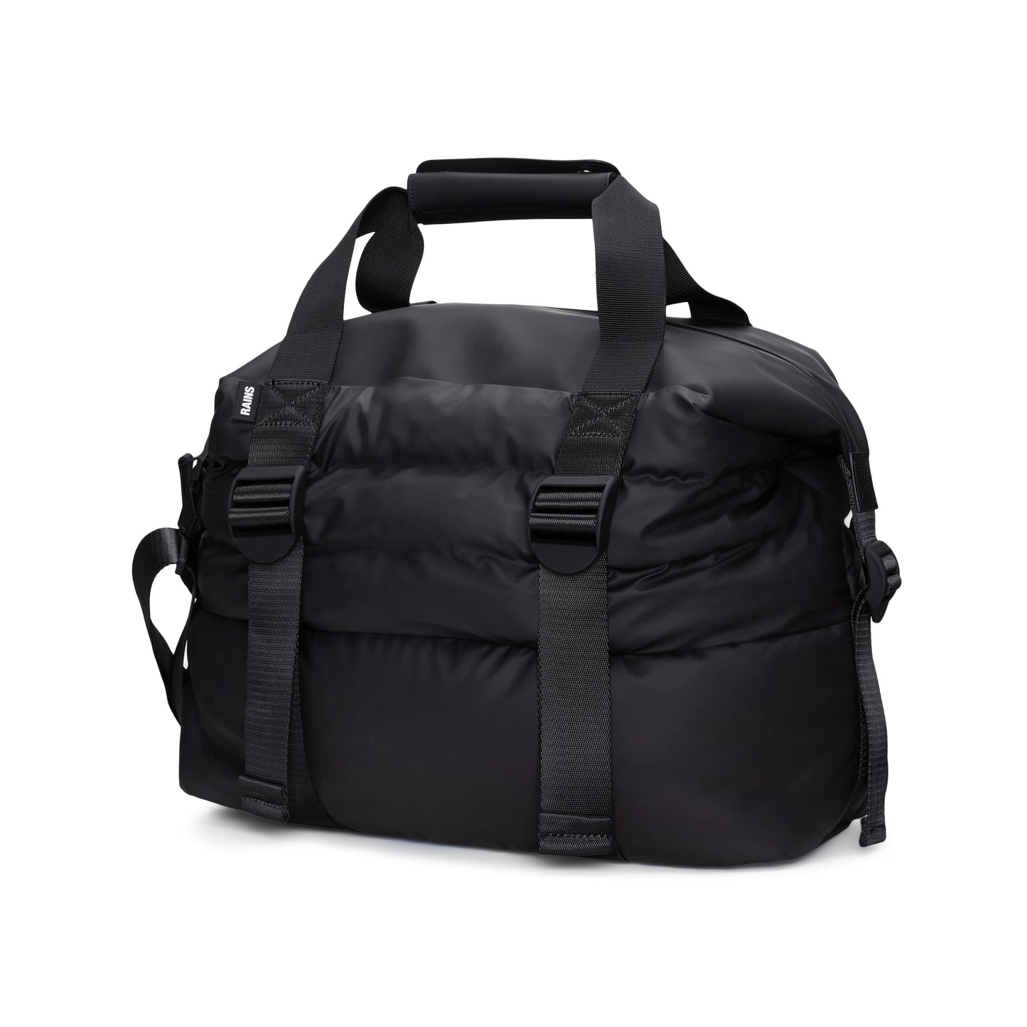 Rains Puffer Mix Weekend Bag Small, Black