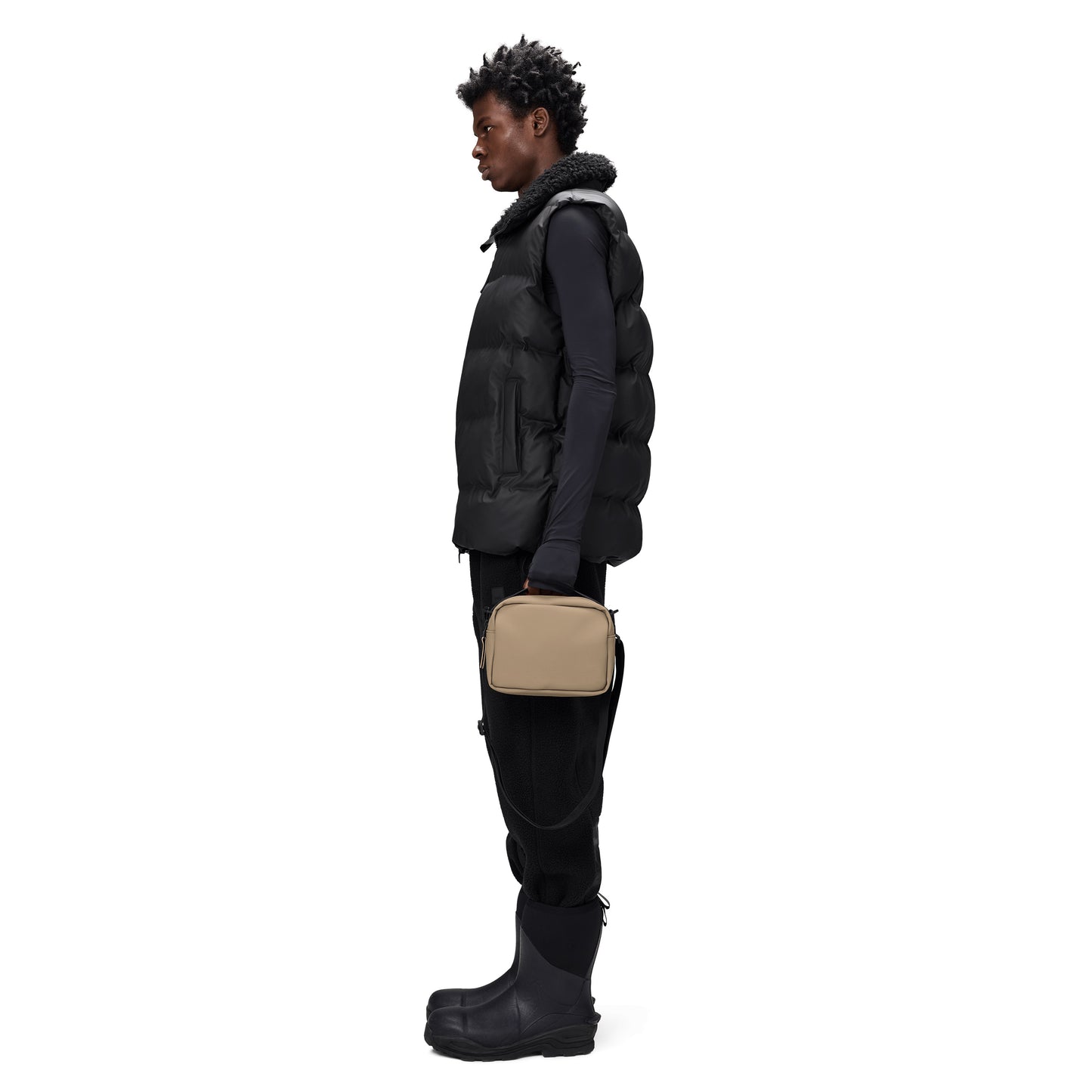 Rains Box Bag, Beige