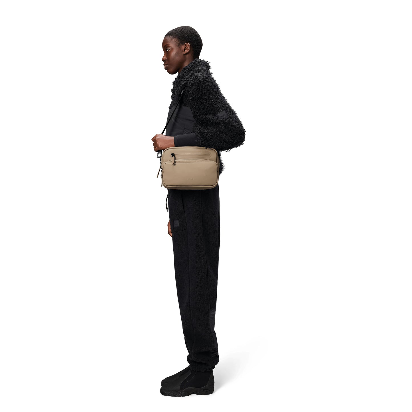 Rains Cargo Box Bag, Beige