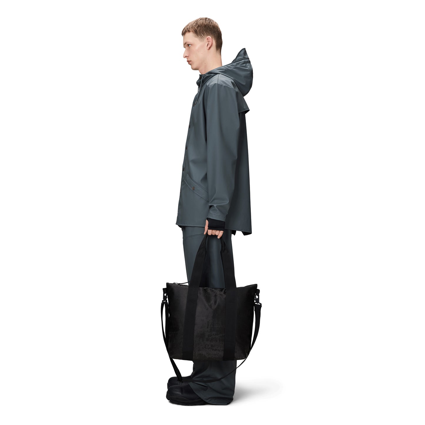 Rains Tote Bag Mini, Coal