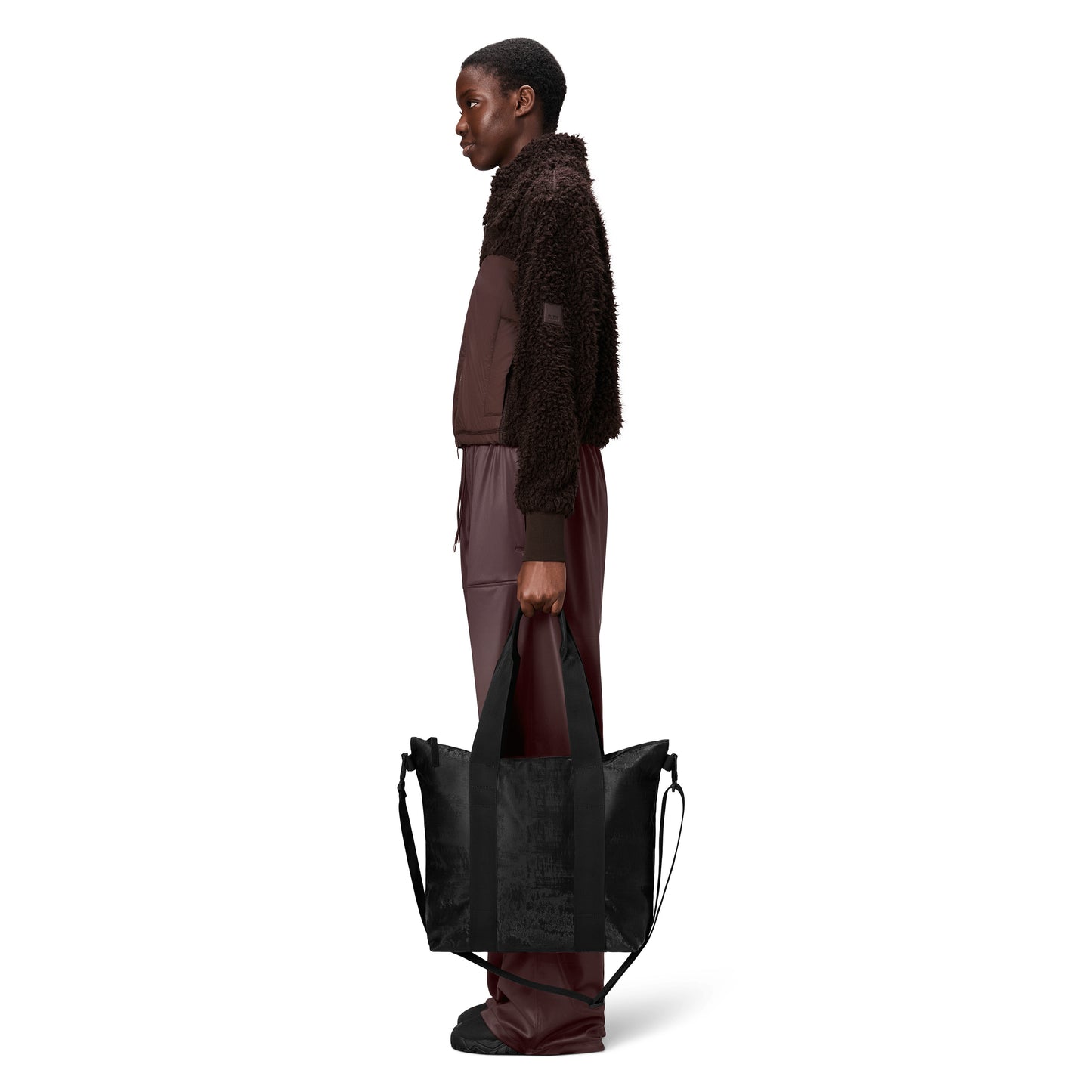 Rains Tote Bag Mini, Coal
