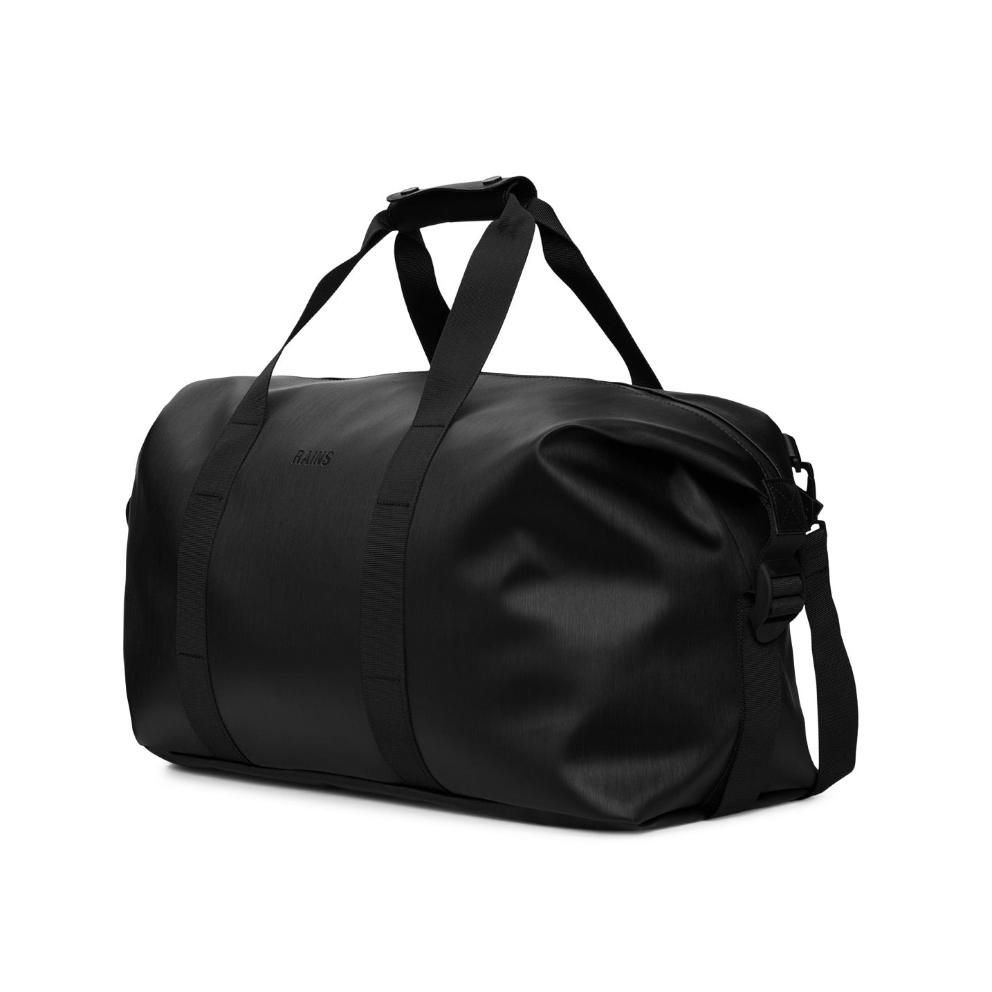 Rains Hilo Weekend Bag, Black Grain