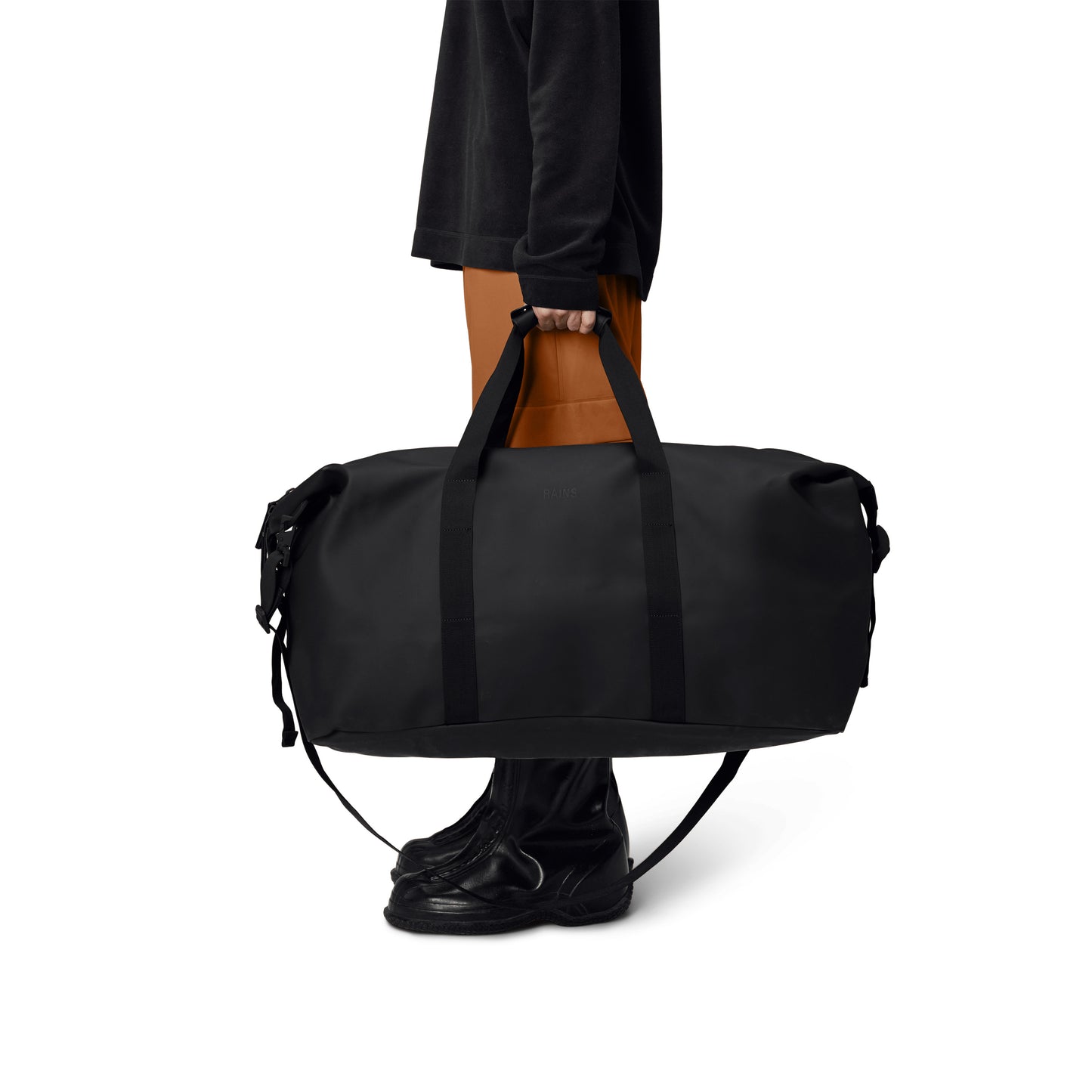 Rains Hilo Weekend Bag Large, Black