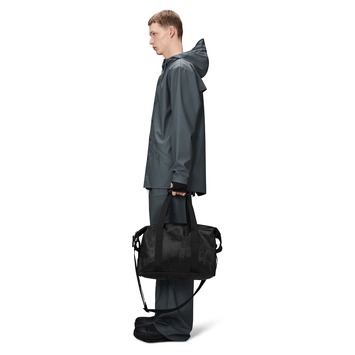 Rains Hilo Weekend Bag Small, Coal