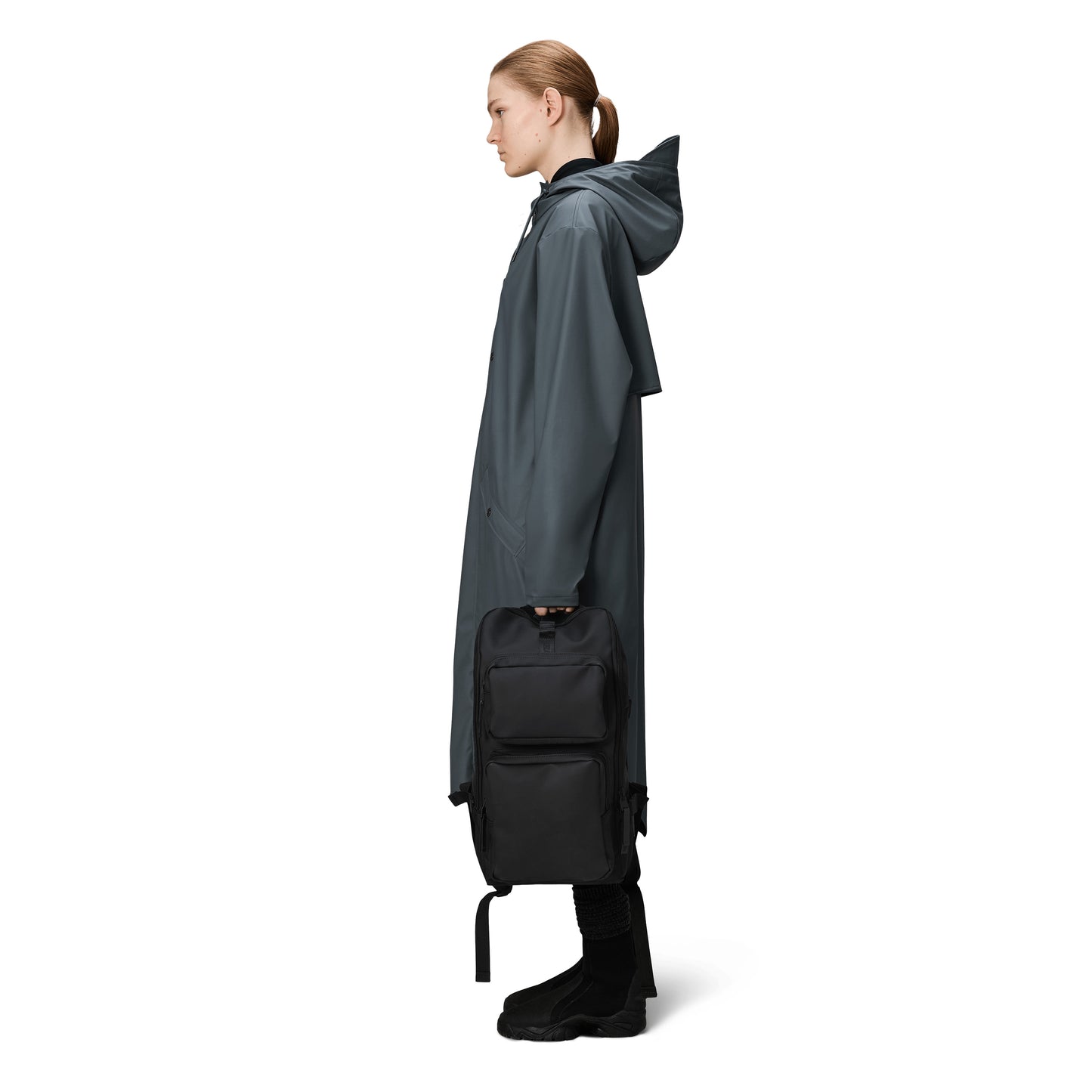 Rains Trail Cargo Backpack, Black