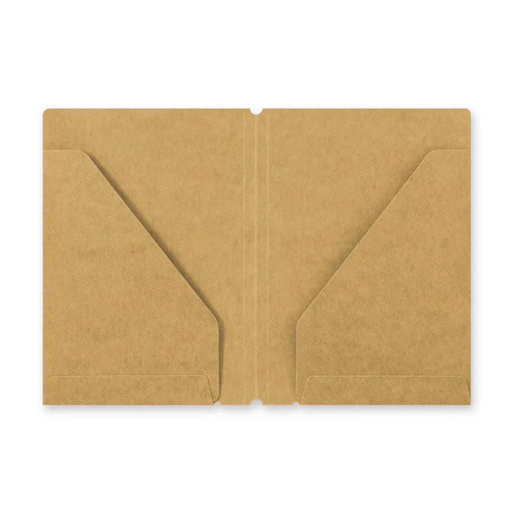 Traveler's Company 010 Kraft Paper Folder, Passport Size