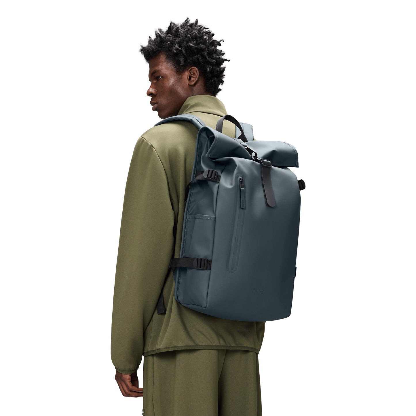 Rains Rolltop Rucksack Large, Lagoon