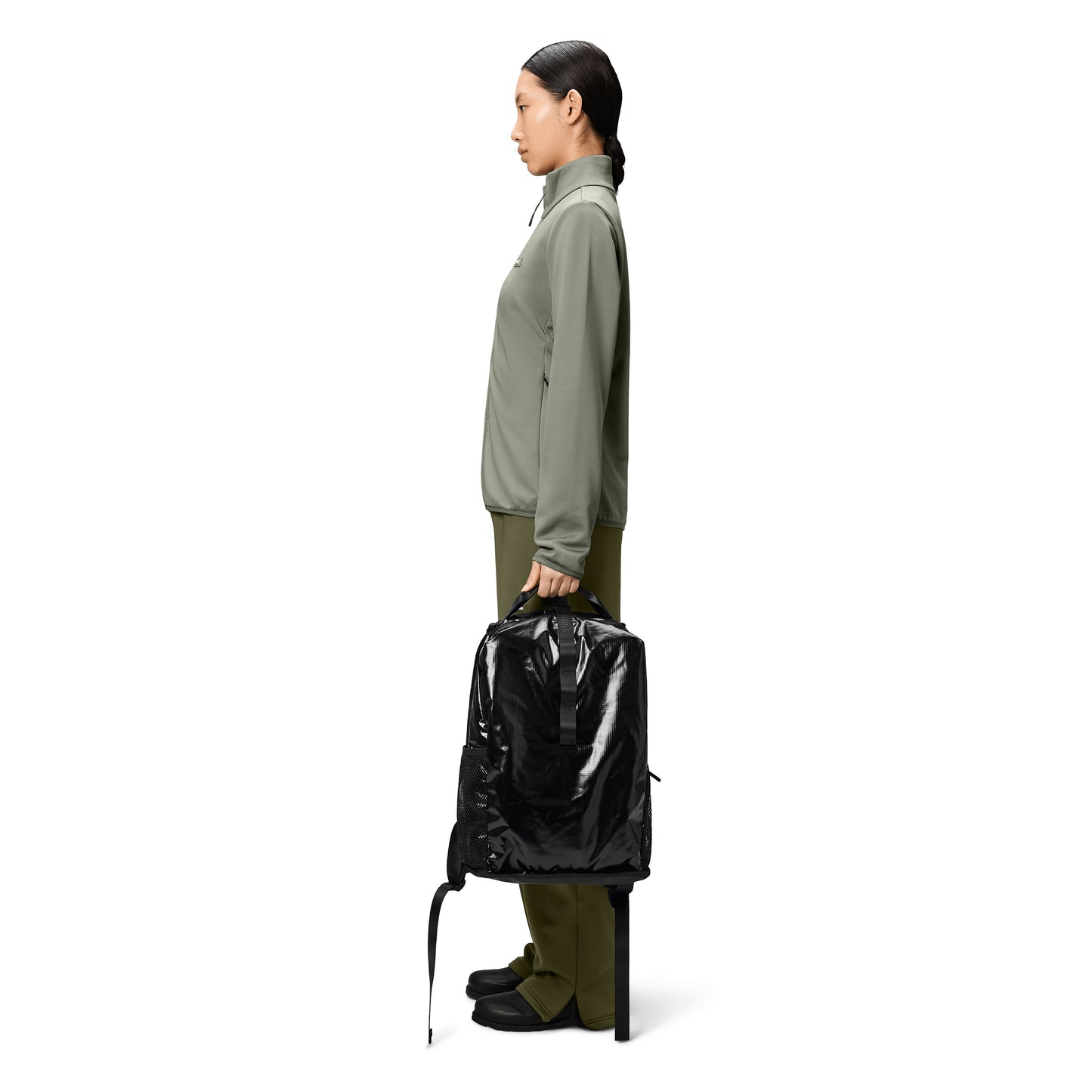 Rains Sibu Clip Front Backpack, Black