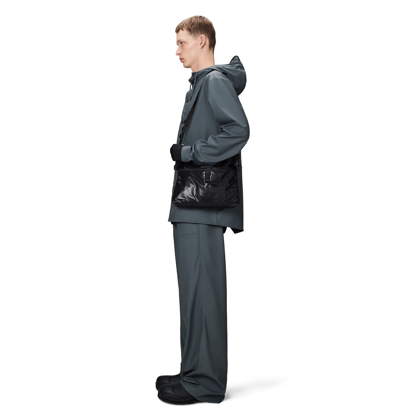 Rains Sibu Musette Bag, Black