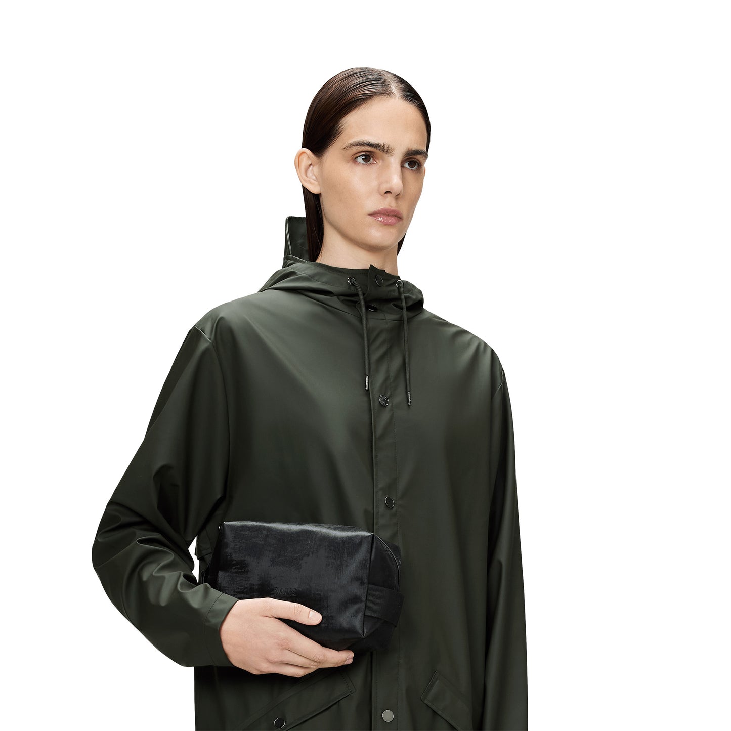 Rains Wash Bag Small, Coal