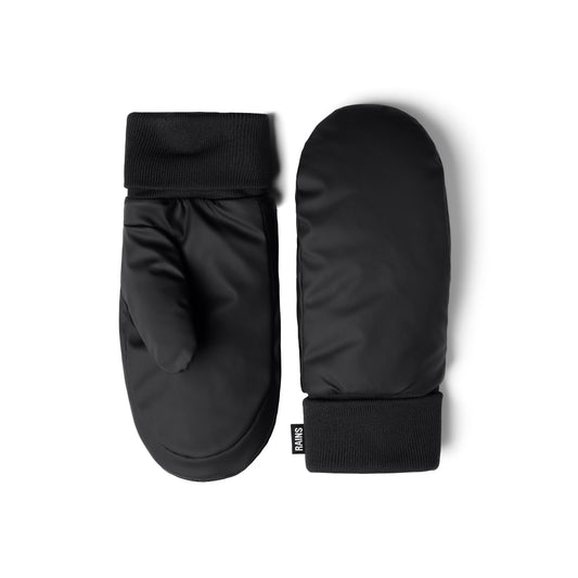 Rains Alta Puffer Mittens Black, M/L