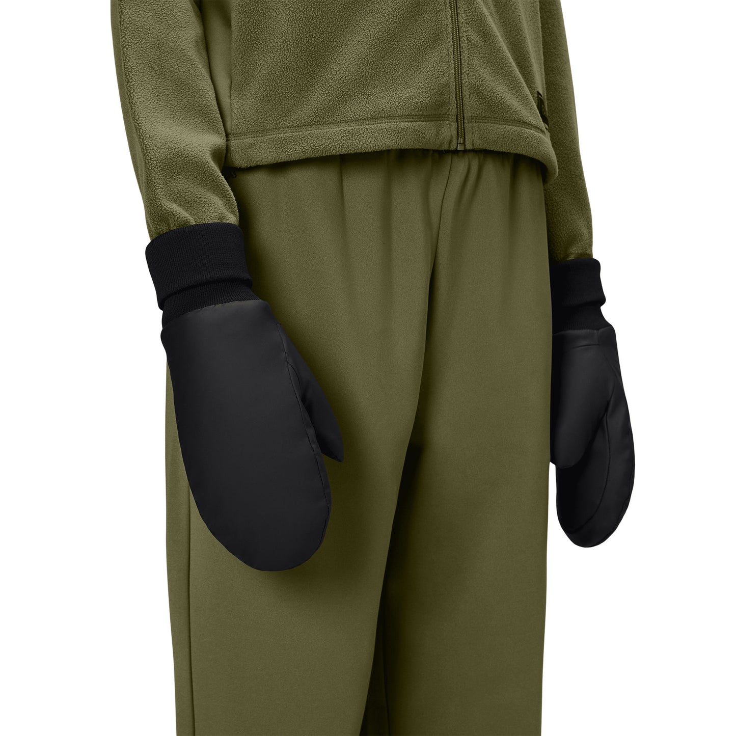 Rains Alta Puffer Mittens Black, S/M