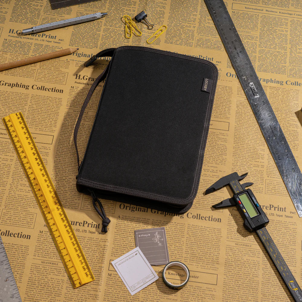 Lochby Field Folio A5, Charcoal Cream