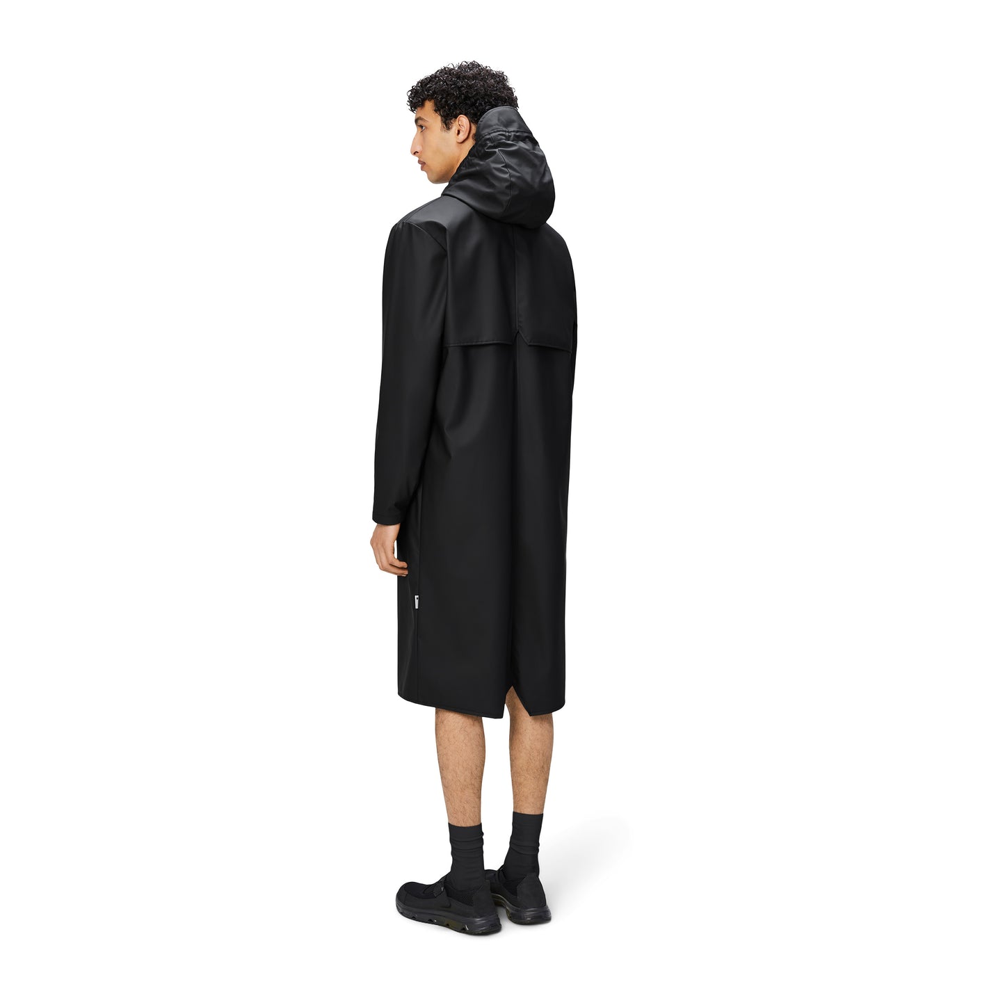 Rains Longer Jacket, Black
