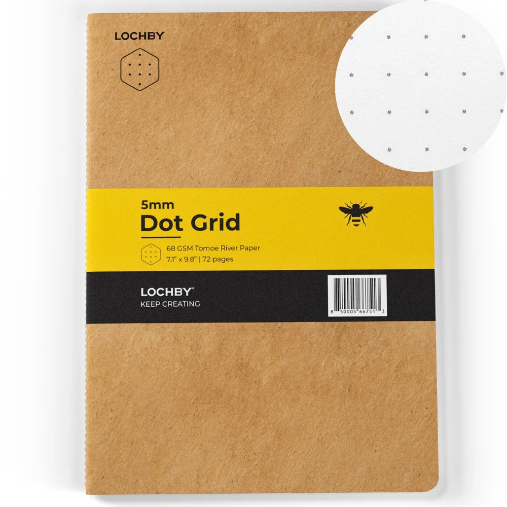 Lochby Field Folio Tomoe River Notebooks B5, Dot Grid