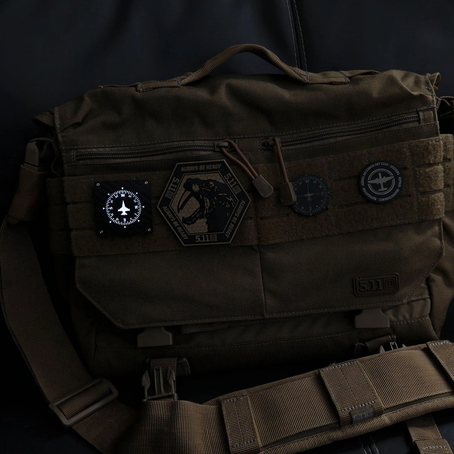 RovyVon Glowing Velcro Logo Patch, 1221CF